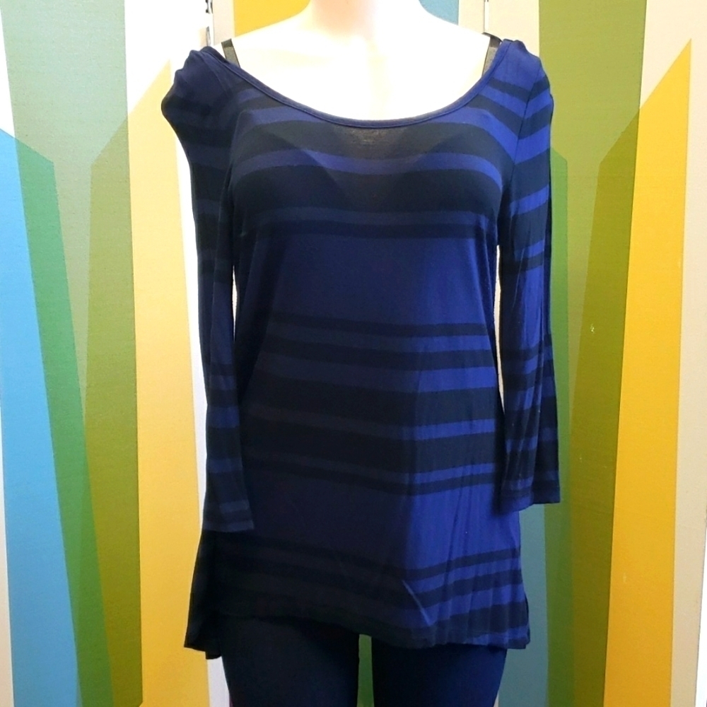 MERCER & Madison Stripped Long Sleeve - Picture 1 of 8